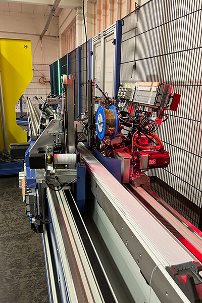 Plisseeproduktion vor Ort