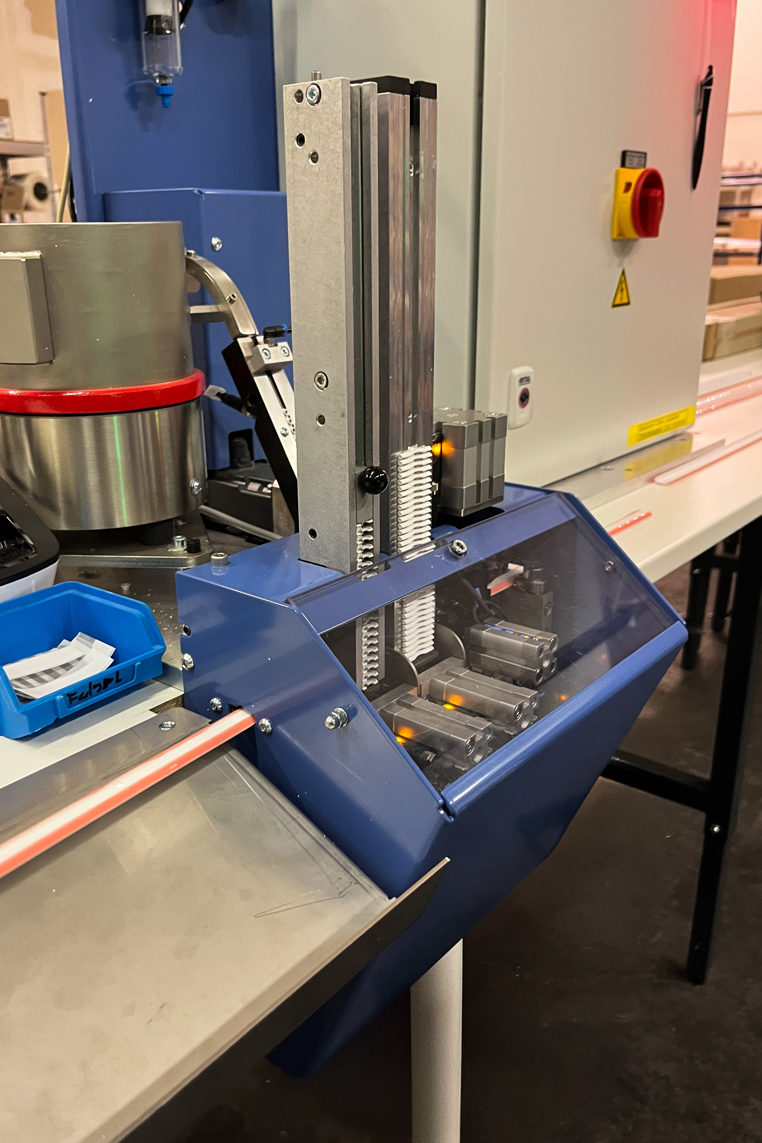 Plisseeproduktion vor Ort